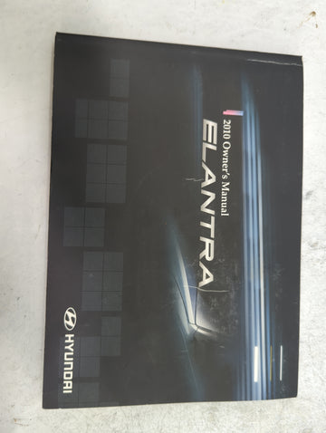 2010 Hyundai Elantra Owners Manual Book Guide P/N:A2H0-EU9DH NAALL-09O601 OEM Used Auto Parts - Oemusedautoparts1.com