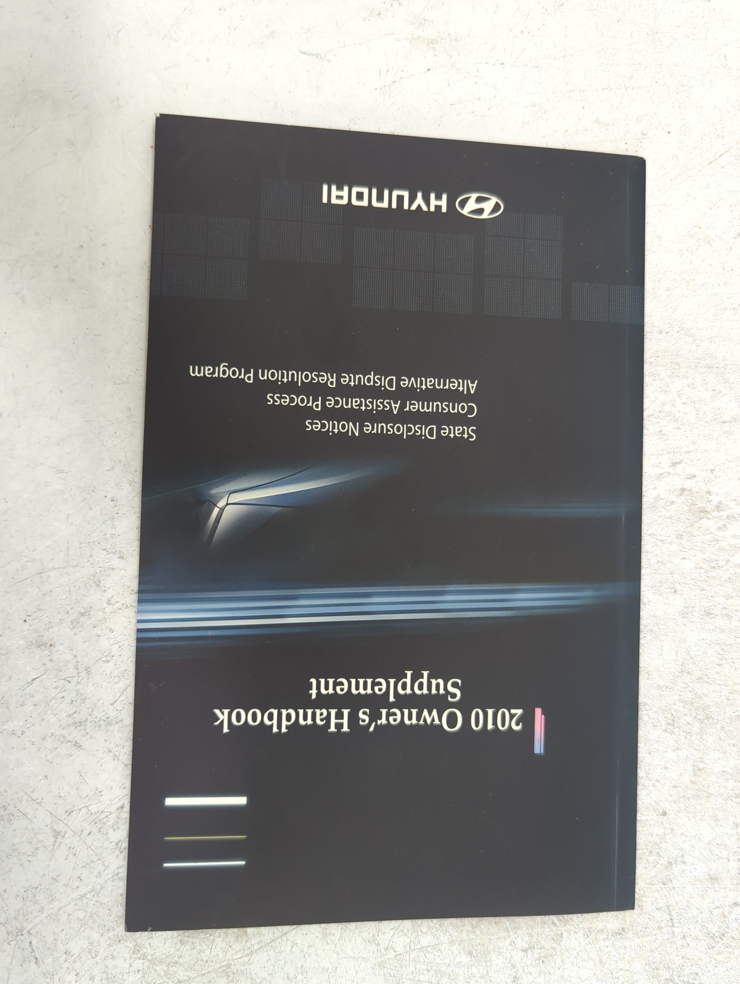 2010 Hyundai Elantra Owners Manual Book Guide P/N:A2H0-EU9DH NAALL-09O601 OEM Used Auto Parts - Oemusedautoparts1.com