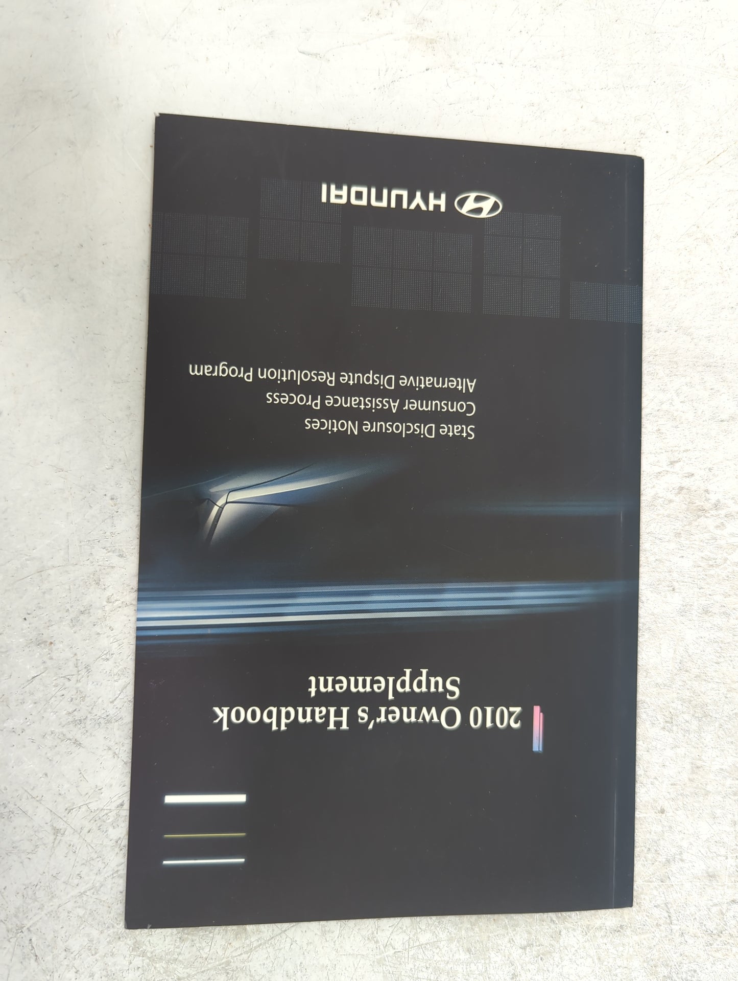 2010 Hyundai Elantra Owners Manual Book Guide P/N:A2H0-EU9DH NAALL-09O601 OEM Used Auto Parts - Oemusedautoparts1.com