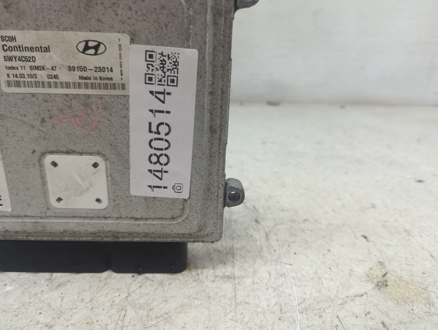 2007-2010 Hyundai Elantra PCM Engine Control Computer ECU ECM PCU OEM P/N:5WY4C52D 39150-23014 Fits Fits 2007 2008 2009 2010