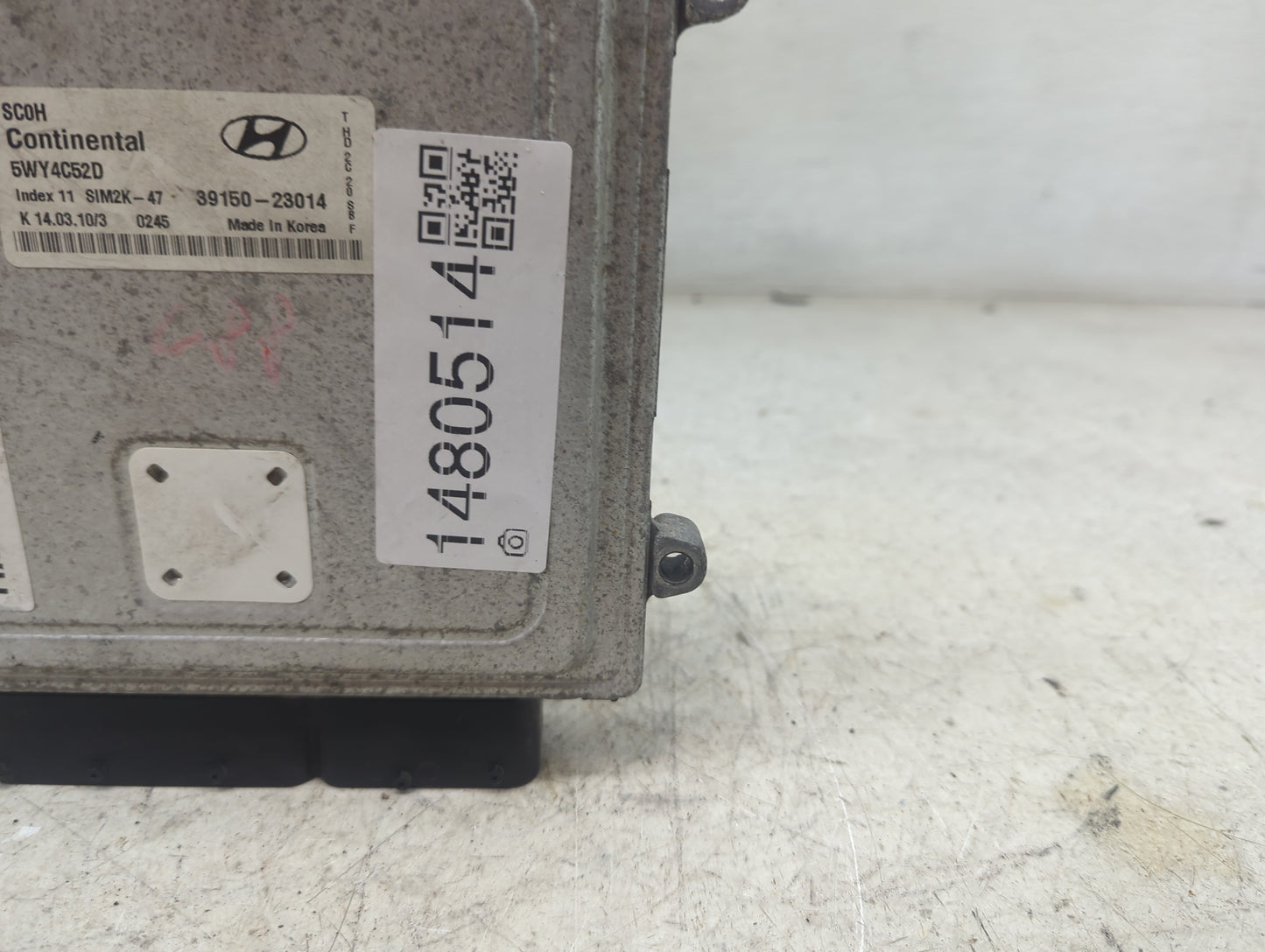 2007-2010 Hyundai Elantra PCM Engine Control Computer ECU ECM PCU OEM P/N:5WY4C52D 39150-23014 Fits Fits 2007 2008 2009 2010