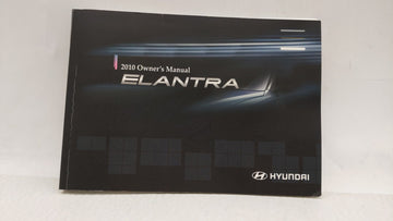 2010 Hyundai Elantra Owners Manual Book Guide OEM Used Auto Parts - Oemusedautoparts1.com