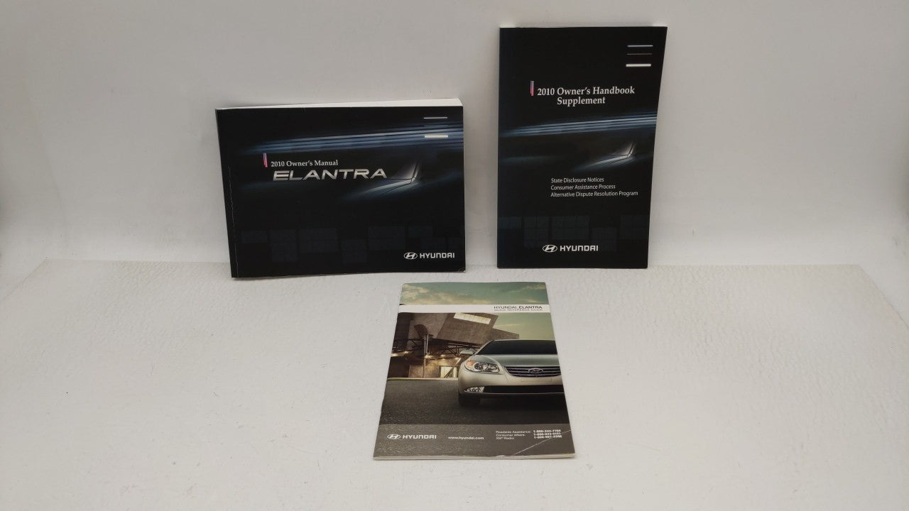 2010 Hyundai Elantra Owners Manual Book Guide OEM Used Auto Parts - Oemusedautoparts1.com