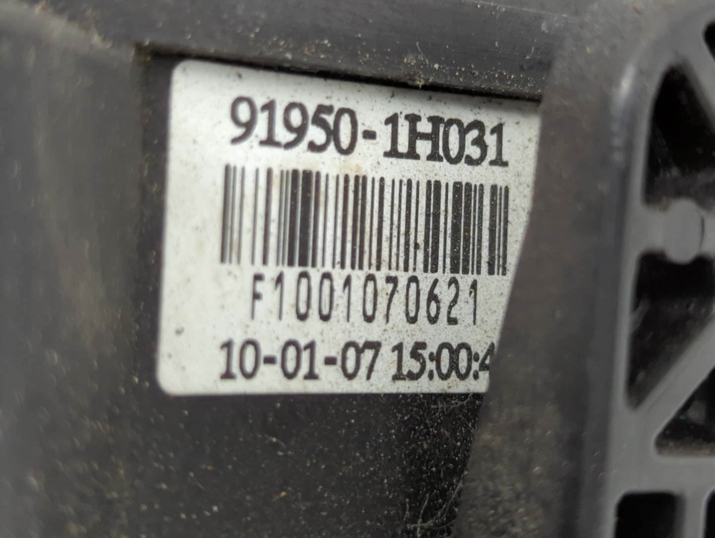 2010-2012 Hyundai Elantra Fusebox Fuse Box Panel Relay Module P/N:91950-1H031 Fits Fits 2010 2011 2012 OEM Used Auto Parts -