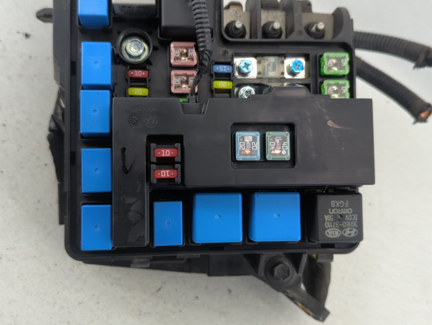 2010-2012 Hyundai Elantra Fusebox Fuse Box Panel Relay Module P/N:91950-1H031 Fits Fits 2010 2011 2012 OEM Used Auto Parts -