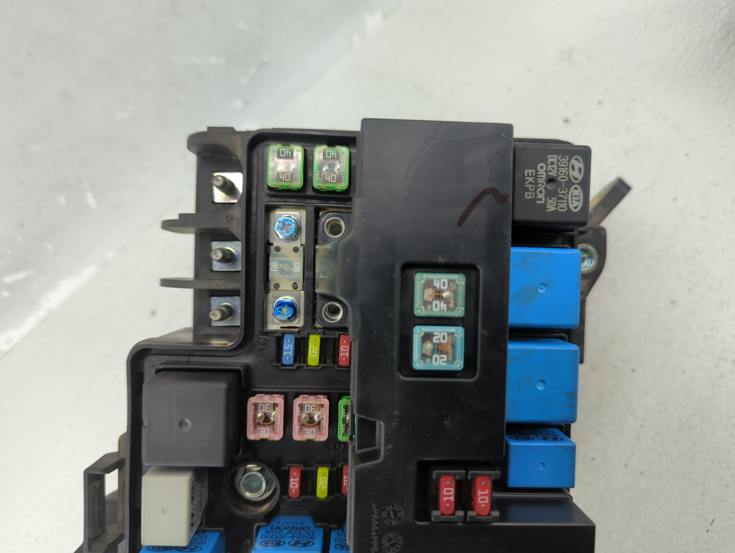2010-2012 Hyundai Elantra Fusebox Fuse Box Panel Relay Module P/N:91950-1H031 Fits Fits 2010 2011 2012 OEM Used Auto Parts -