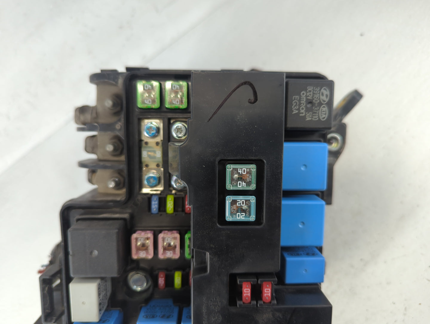 2010-2012 Hyundai Elantra Fusebox Fuse Box Panel Relay Module P/N:91950-1H031 Fits Fits 2010 2011 2012 OEM Used Auto Parts -