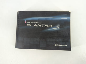 2010 Hyundai Elantra Owners Manual Book Guide P/N:A2HO-EC04H OEM Used Auto Parts - Oemusedautoparts1.com