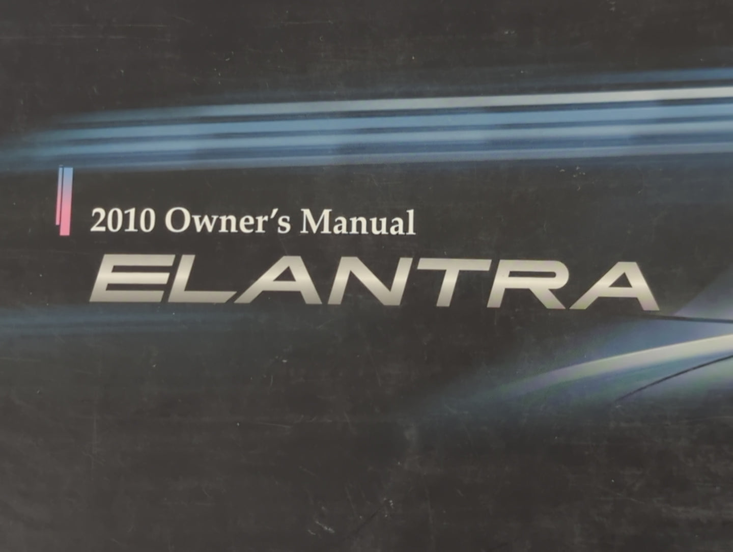 2010 Hyundai Elantra Owners Manual Book Guide P/N:A2HO-EC04H OEM Used Auto Parts - Oemusedautoparts1.com