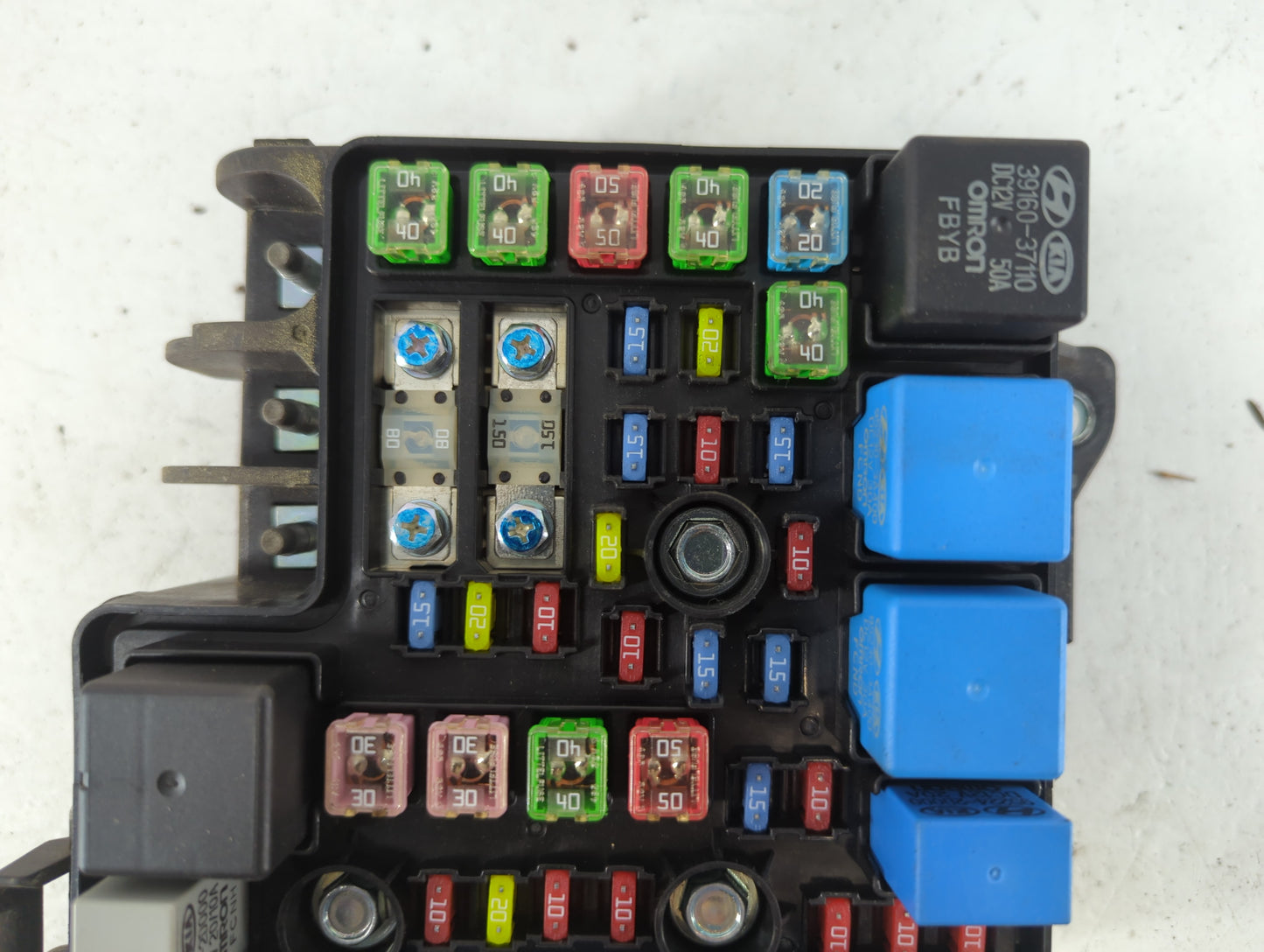 2010-2012 Hyundai Elantra Fusebox Fuse Box Panel Relay Module P/N:91950-1H031 Fits Fits 2010 2011 2012 OEM Used Auto Parts -