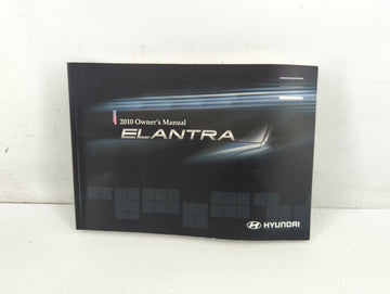 2010 Hyundai Elantra Owners Manual Book Guide P/N:A2HO-EU04M OEM Used Auto Parts - Oemusedautoparts1.com