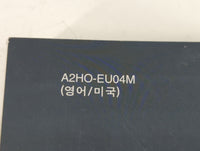 2010 Hyundai Elantra Owners Manual Book Guide P/N:A2HO-EU04M OEM Used Auto Parts - Oemusedautoparts1.com