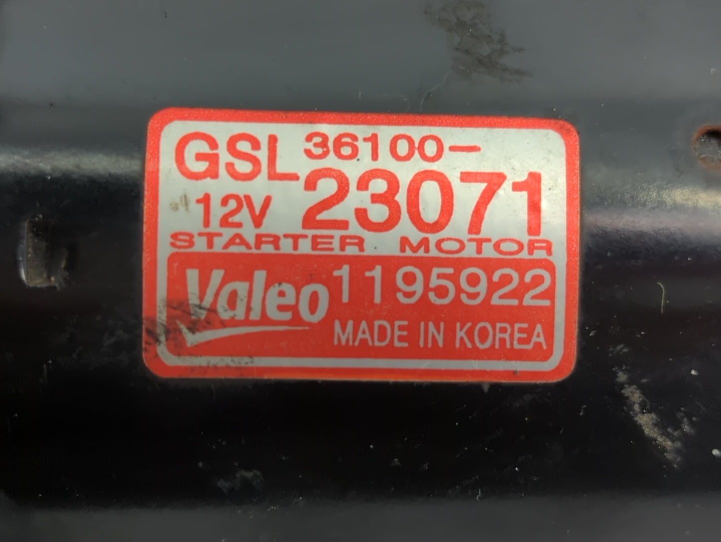 2007-2012 Hyundai Elantra Car Starter Motor Solenoid OEM P/N:1195922 36100-23071 Fits Fits 2005 2006 2007 2008 2009 2010 201