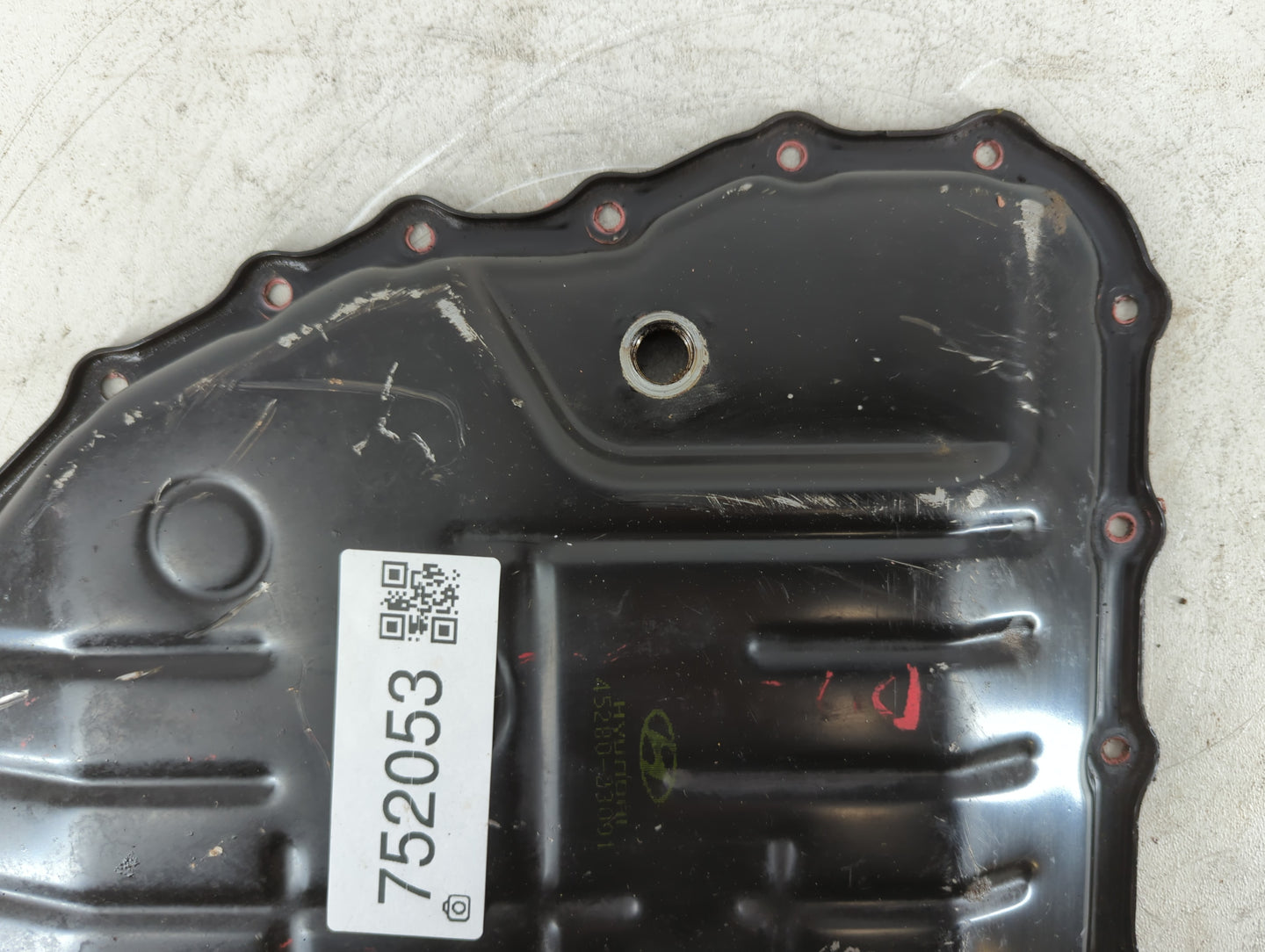 2010 Hyundai Elantra Engine Oil Pan P/N:45280-23091 Fits OEM Used Auto Parts - Oemusedautoparts1.com