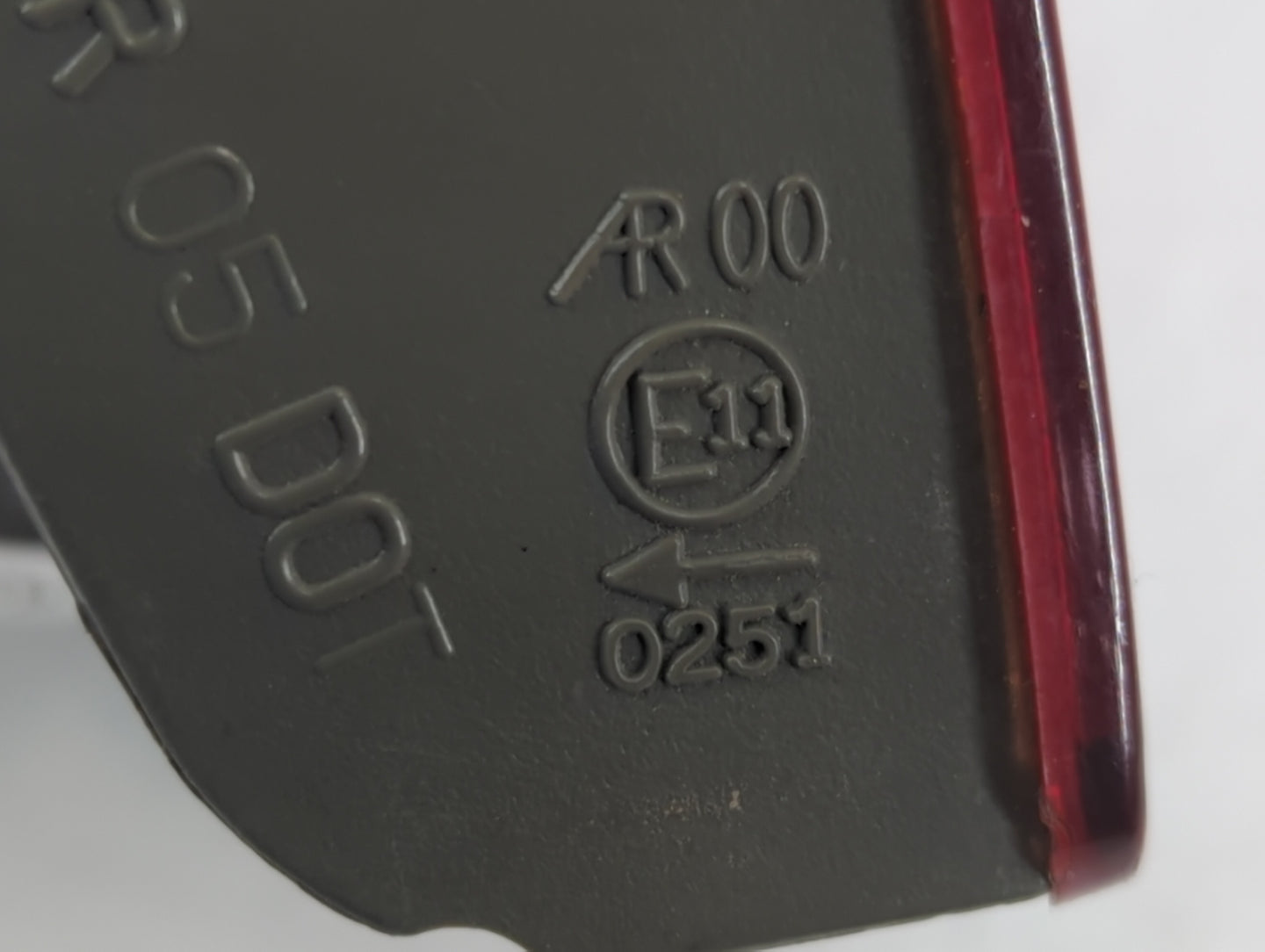 2007-2010 Hyundai Elantra Tail Light Assembly Driver Left OEM P/N:E110251 Fits Fits 2007 2008 2009 2010 OEM Used Auto Parts 