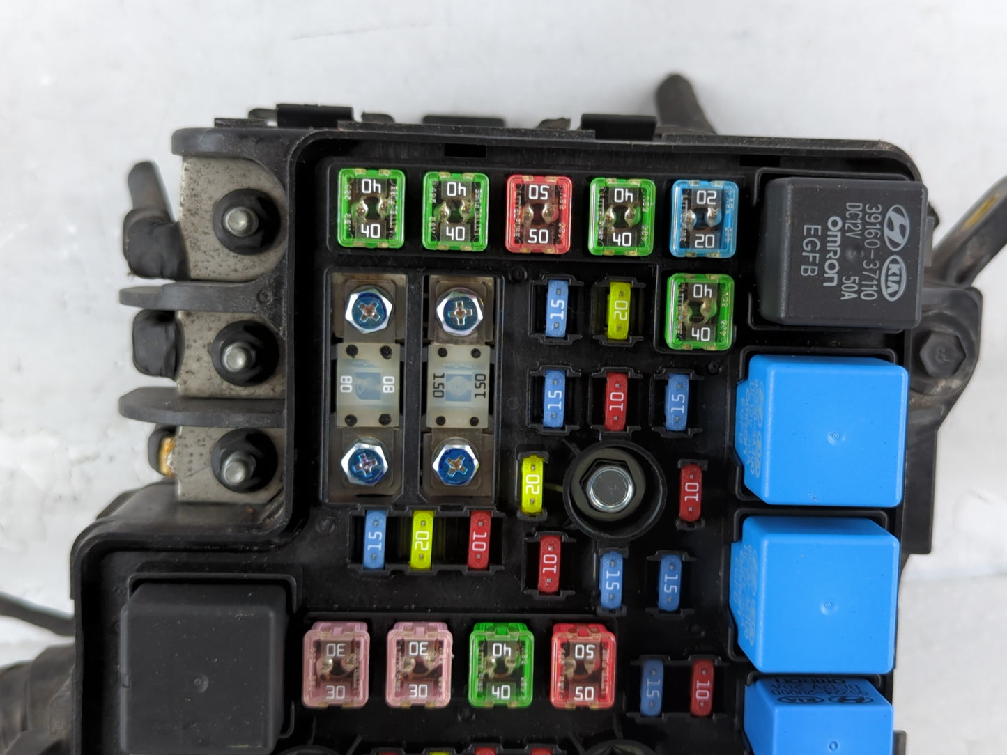 2010-2012 Hyundai Elantra Fusebox Fuse Box Panel Relay Module P/N:91950-1H031 Fits Fits 2010 2011 2012 OEM Used Auto Parts -