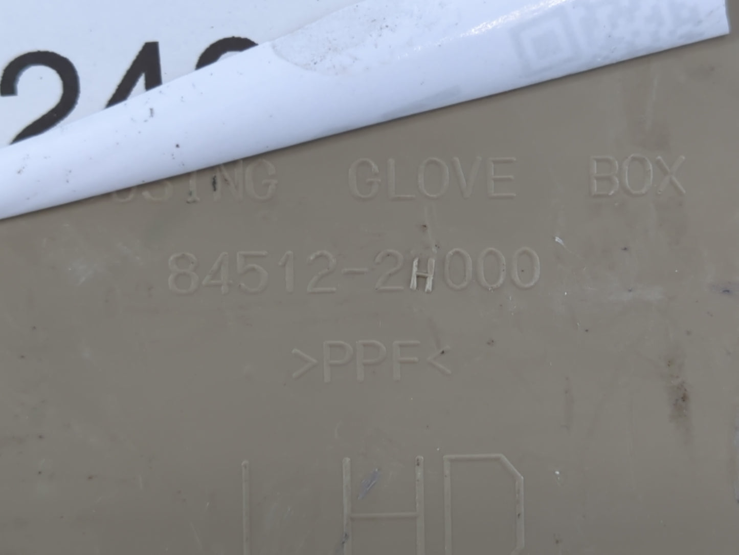2010 Hyundai Elantra Passenger Glove Box Door Storage Compartment - Oemusedautoparts1.com