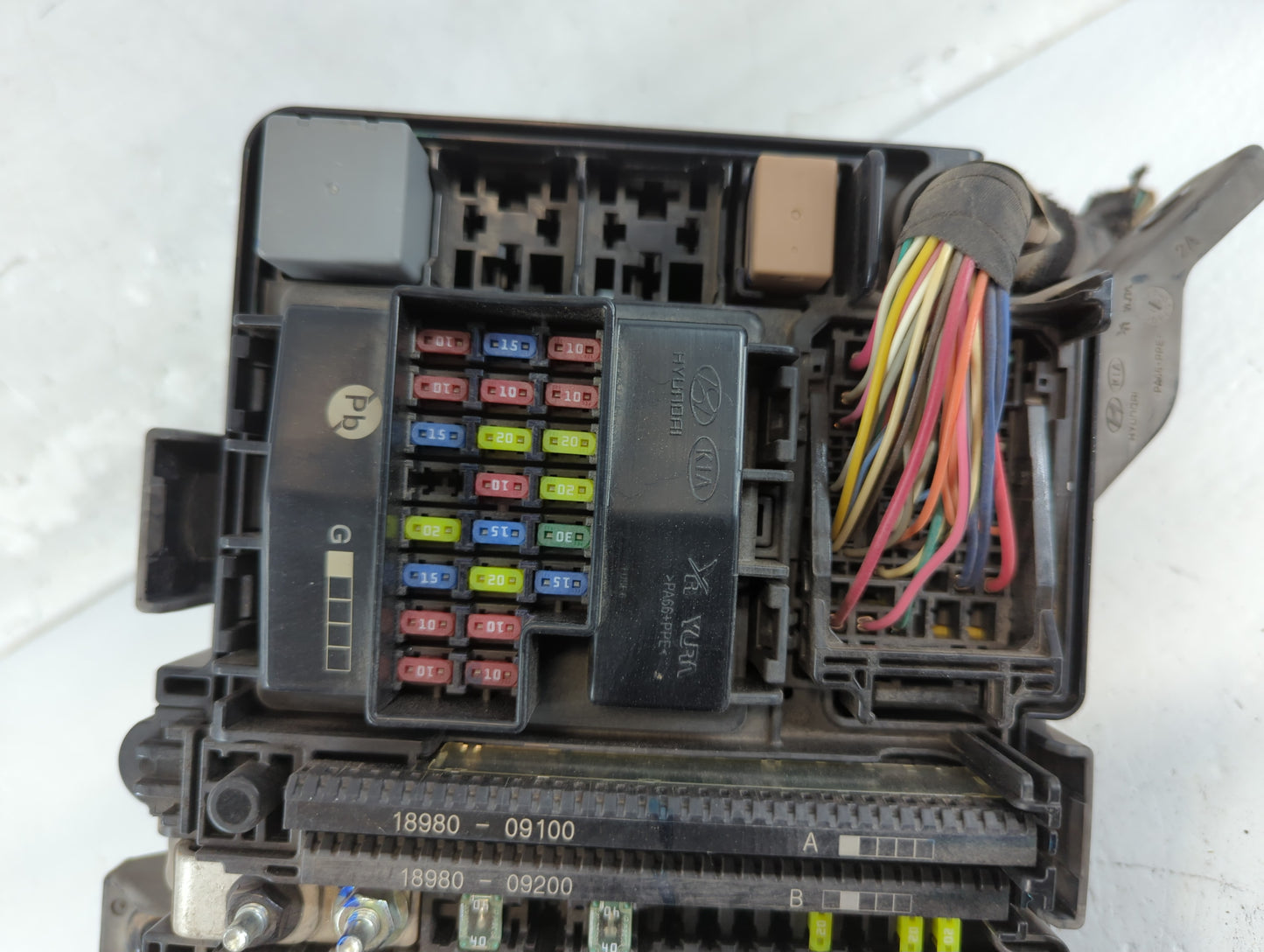 2010-2012 Hyundai Elantra Fusebox Fuse Box Panel Relay Module P/N:91951-C2850 Fits Fits 2010 2011 2012 OEM Used Auto Parts -