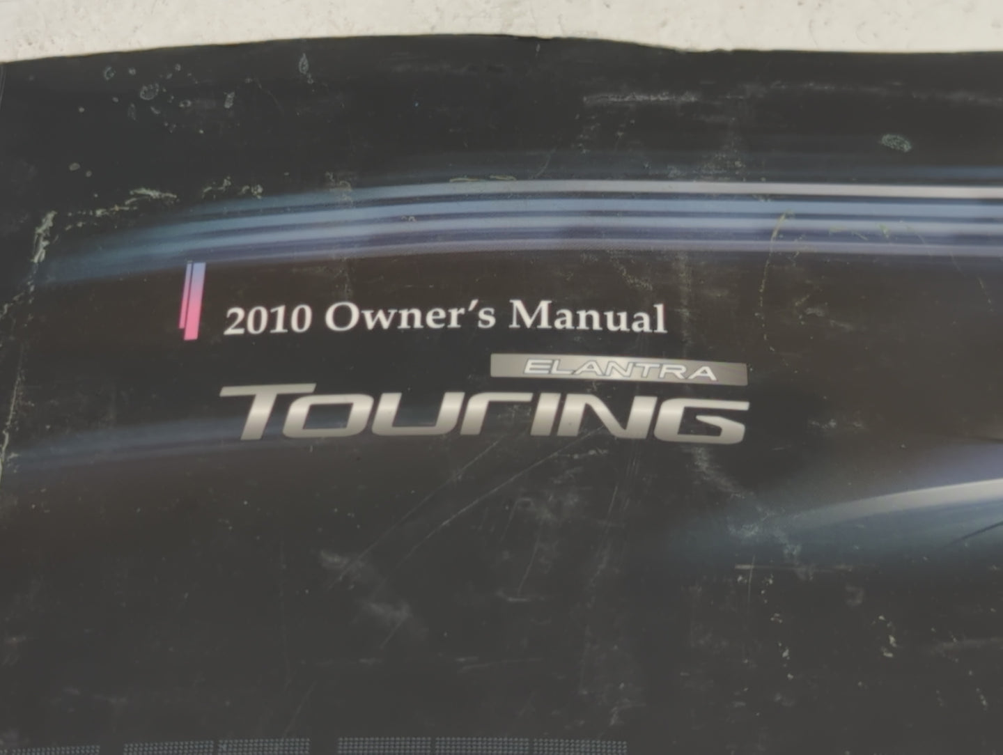 2010 Hyundai Elantra Touring Owners Manual Book Guide P/N:A2LO-EU98C OEM Used Auto Parts - Oemusedautoparts1.com
