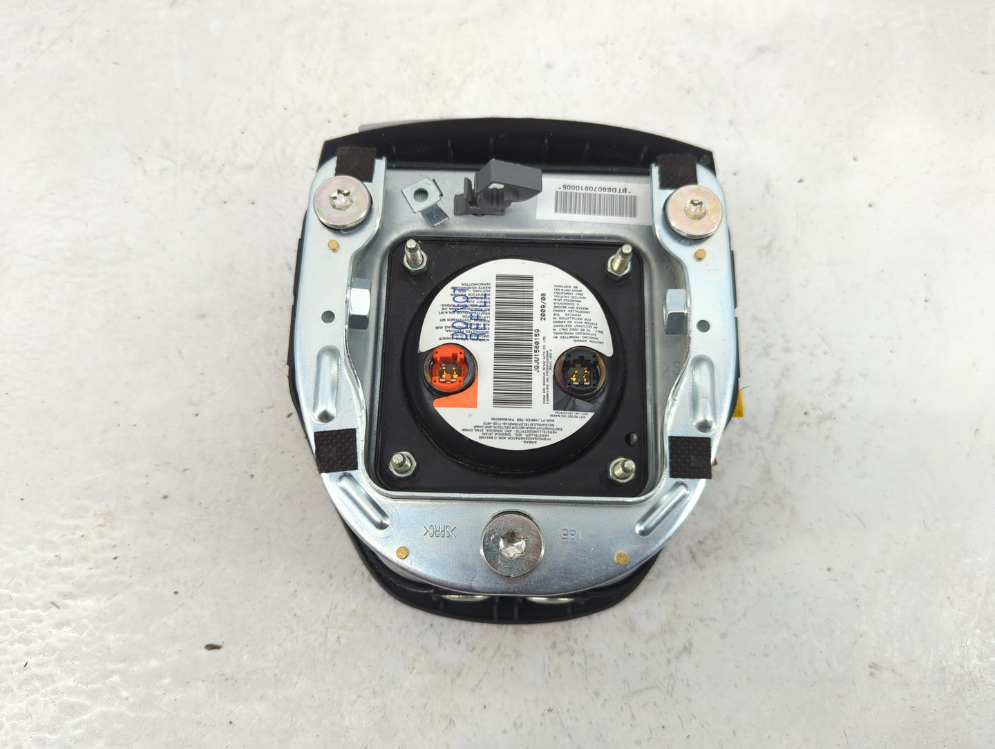 2009-2012 Hyundai Genesis Air Bag Driver Left Steering Wheel Mounted Fits Fits 2009 2010 2011 2012 OEM Used Auto Parts - Oem