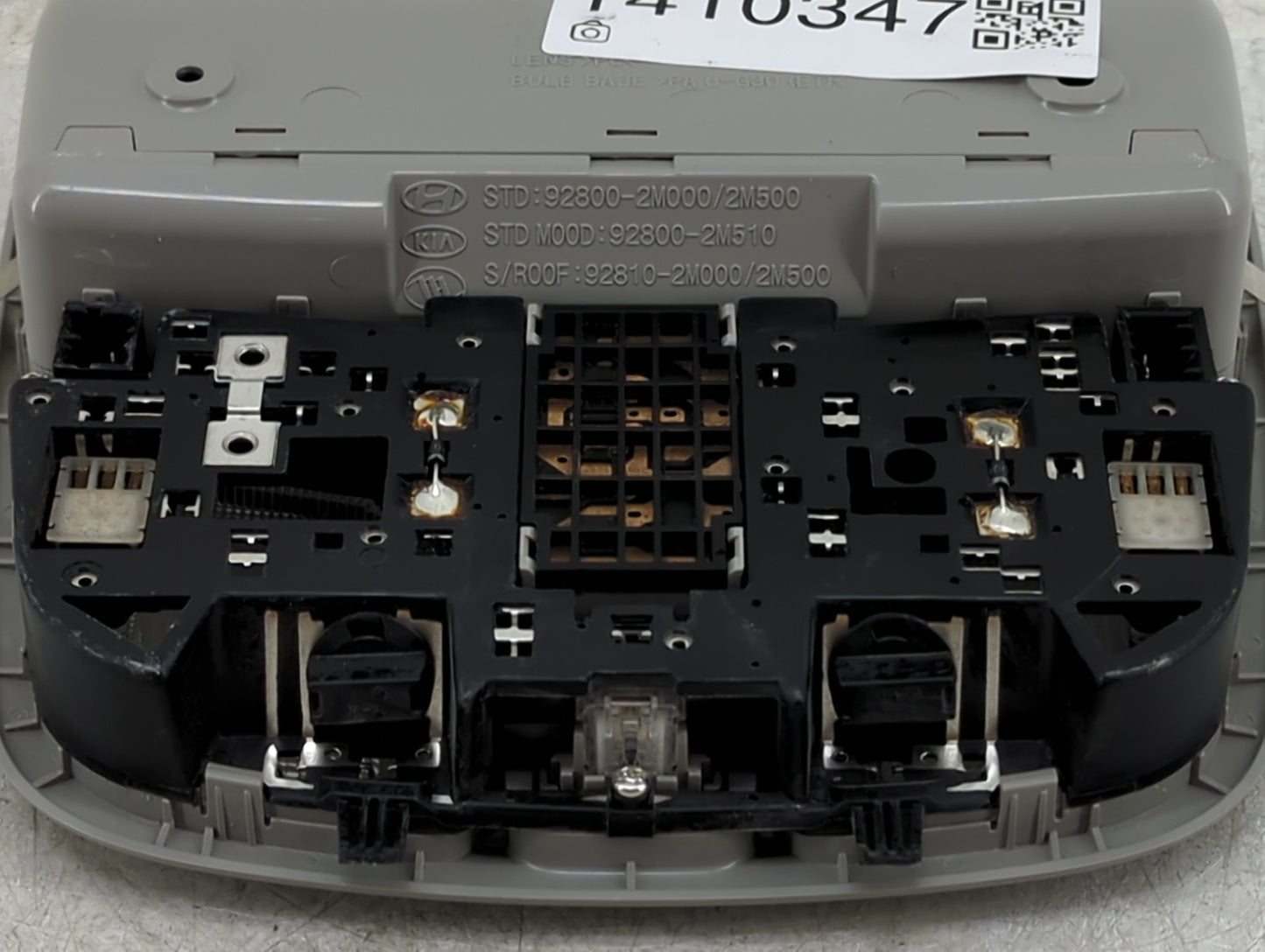 2010 Hyundai Genesis Overhead Roof Console - Oemusedautoparts1.com