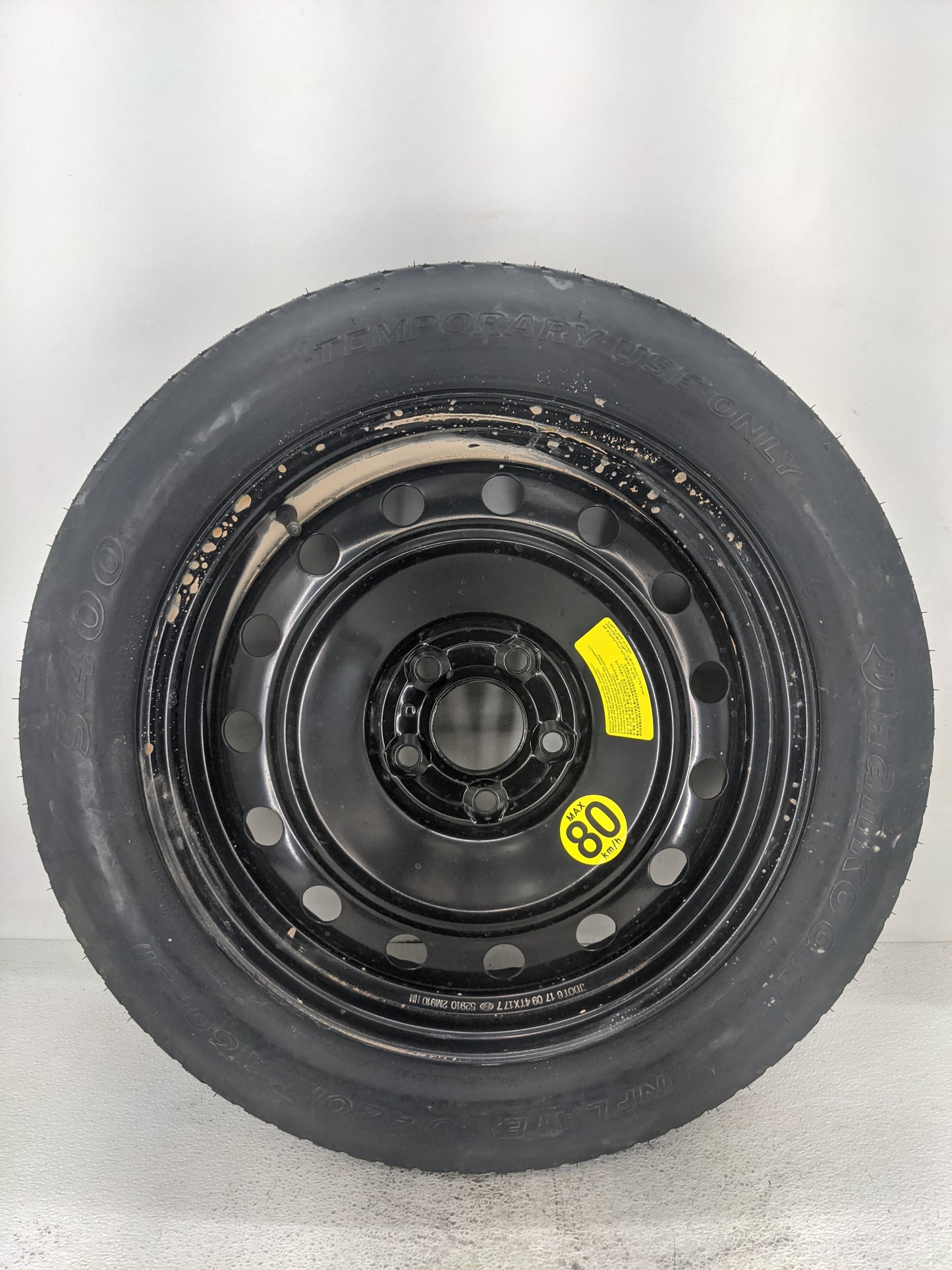 2009-2016 Hyundai Genesis Spare Donut Tire Wheel Rim Oem 1420857 - Oemusedautoparts1.com
