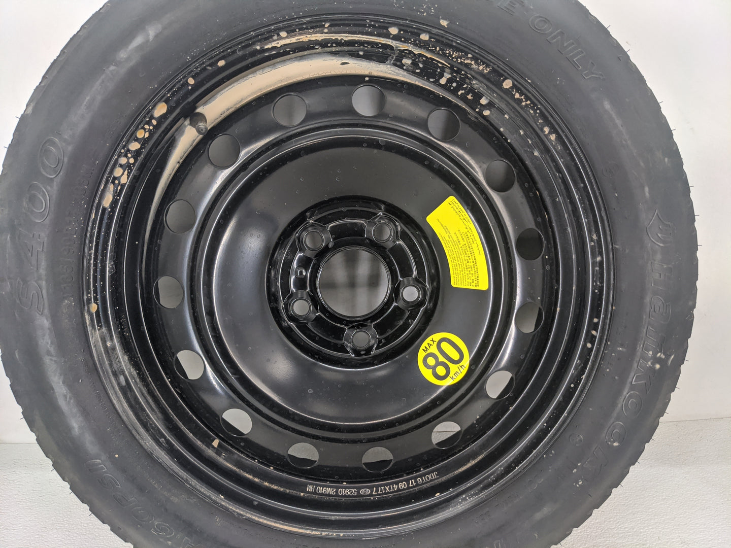 2009-2016 Hyundai Genesis Spare Donut Tire Wheel Rim Oem 1420857 - Oemusedautoparts1.com