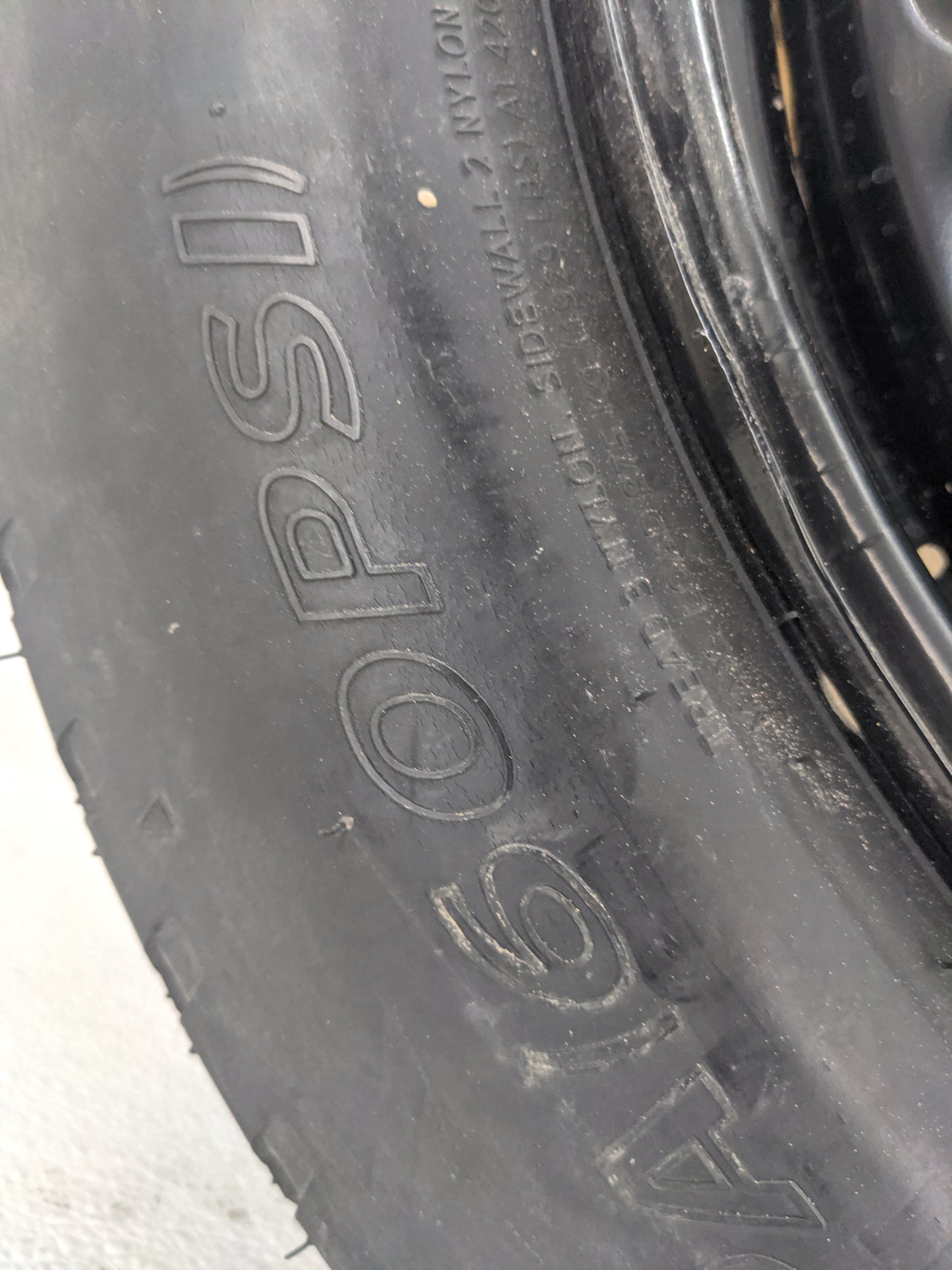 2009-2016 Hyundai Genesis Spare Donut Tire Wheel Rim Oem 1420857 - Oemusedautoparts1.com