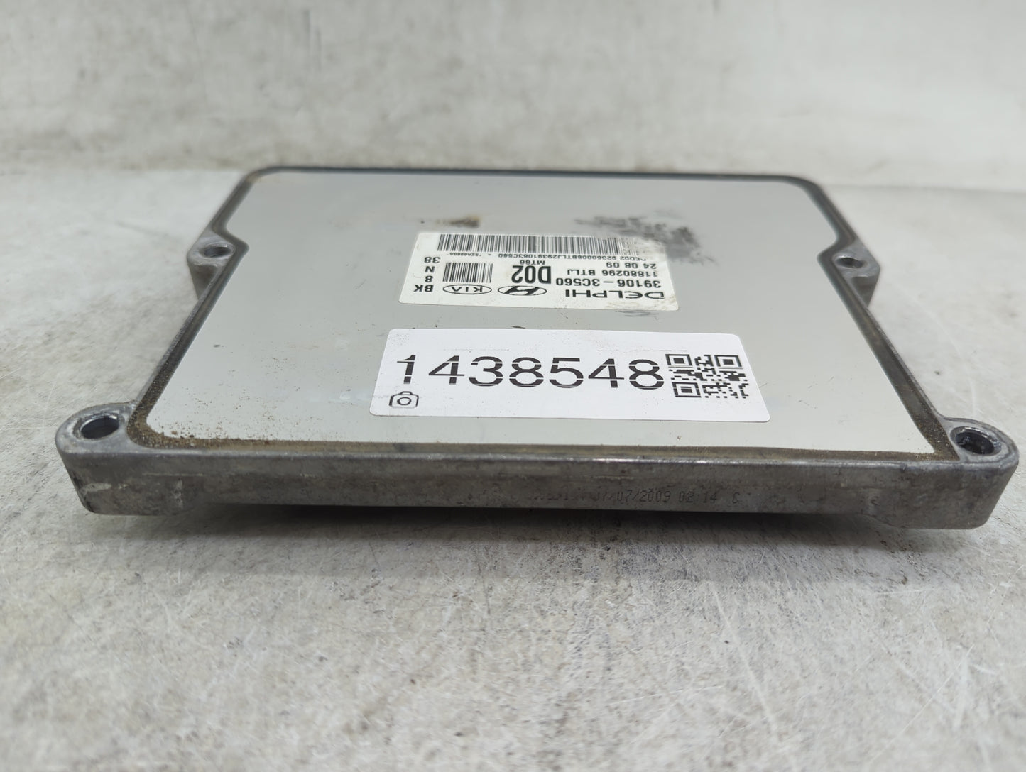 2009-2011 Hyundai Genesis PCM Engine Control Computer ECU ECM PCU OEM P/N:39106-3C560 Fits Fits 2009 2010 2011 OEM Used Auto