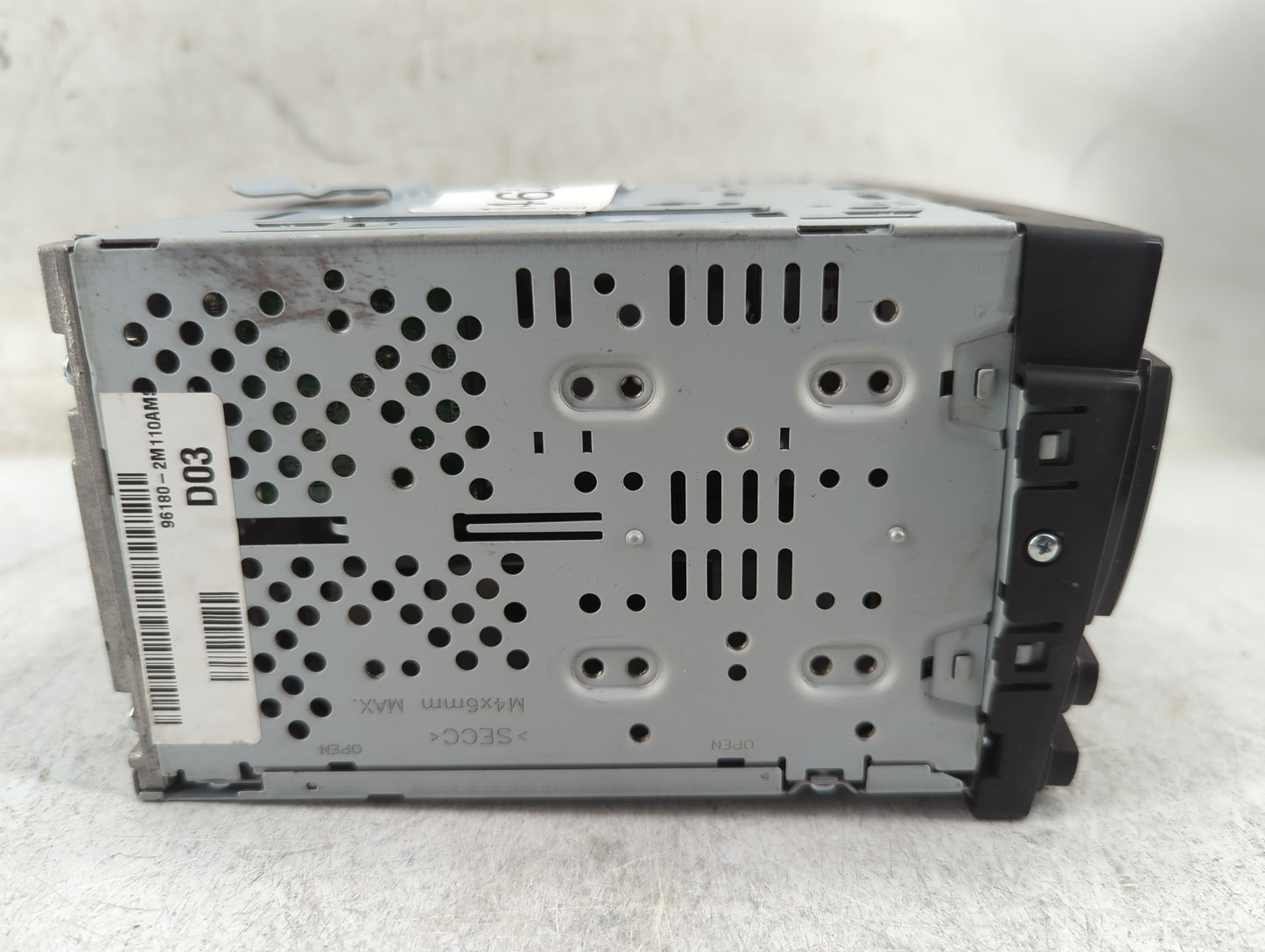2009-2010 Hyundai Genesis Radio AM FM Cd Player Receiver Replacement P/N:96180-2M110AMS4 A200BKLBX Fits Fits 2009 2010 OEM U