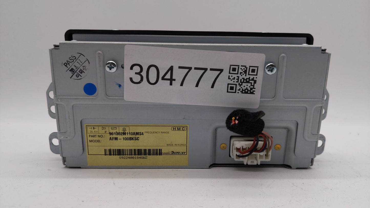 2010 Hyundai Genesis Radio AM FM Cd Player Receiver Replacement P/N:964302M110AMS4 Fits OEM Used Auto Parts - Oemusedautopar
