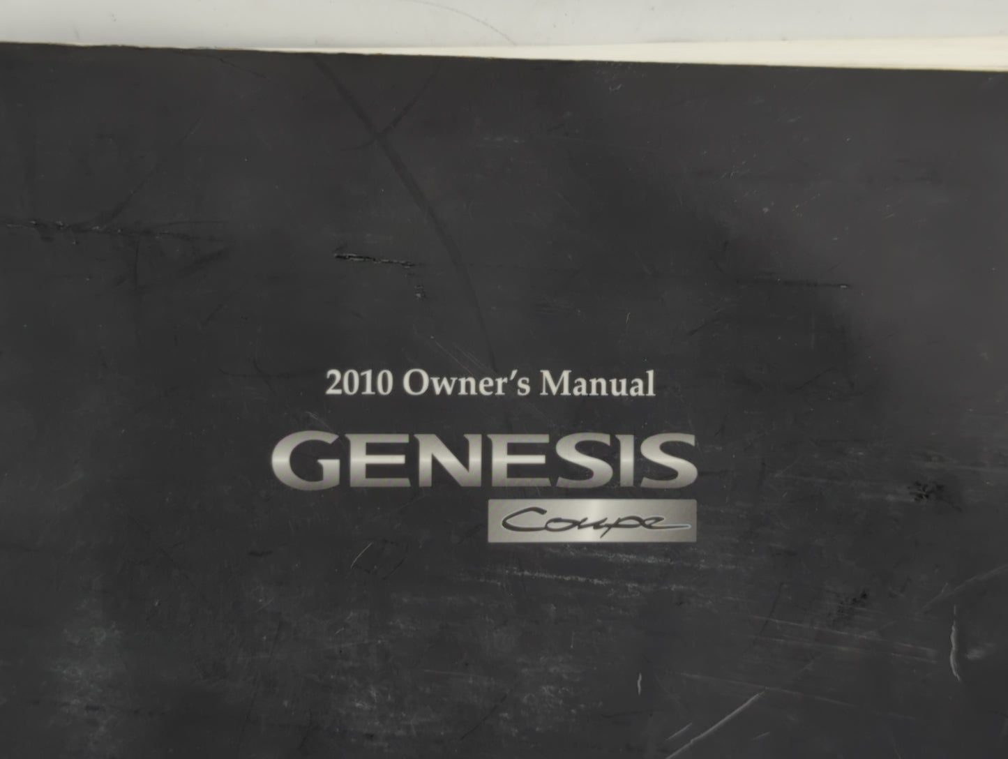 2010 Hyundai Genesis Owners Manual Book Guide OEM Used Auto Parts - Oemusedautoparts1.com