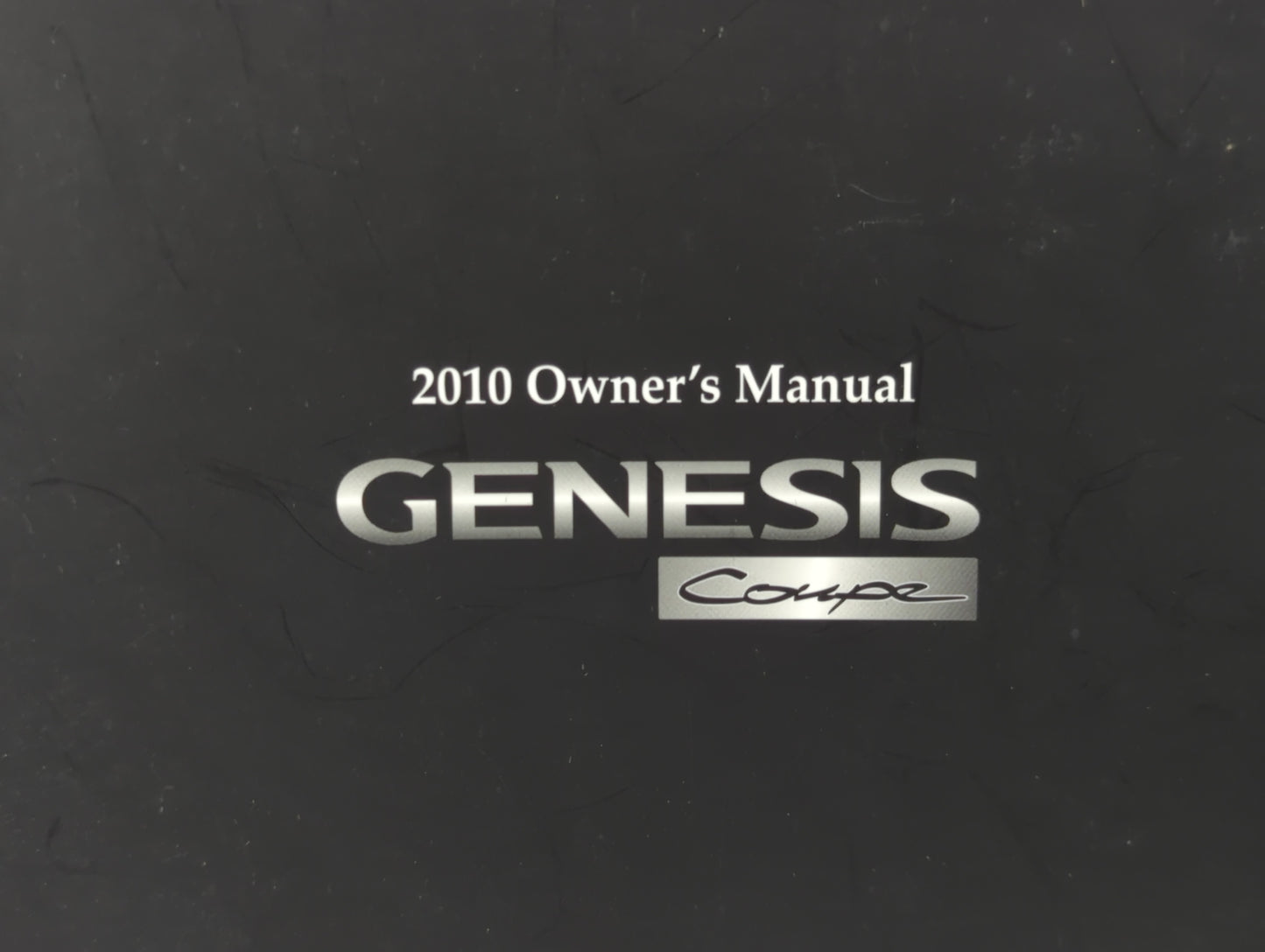 2010 Hyundai Genesis Owners Manual Book Guide P/N:A2M0-EU96E OEM Used Auto Parts - Oemusedautoparts1.com
