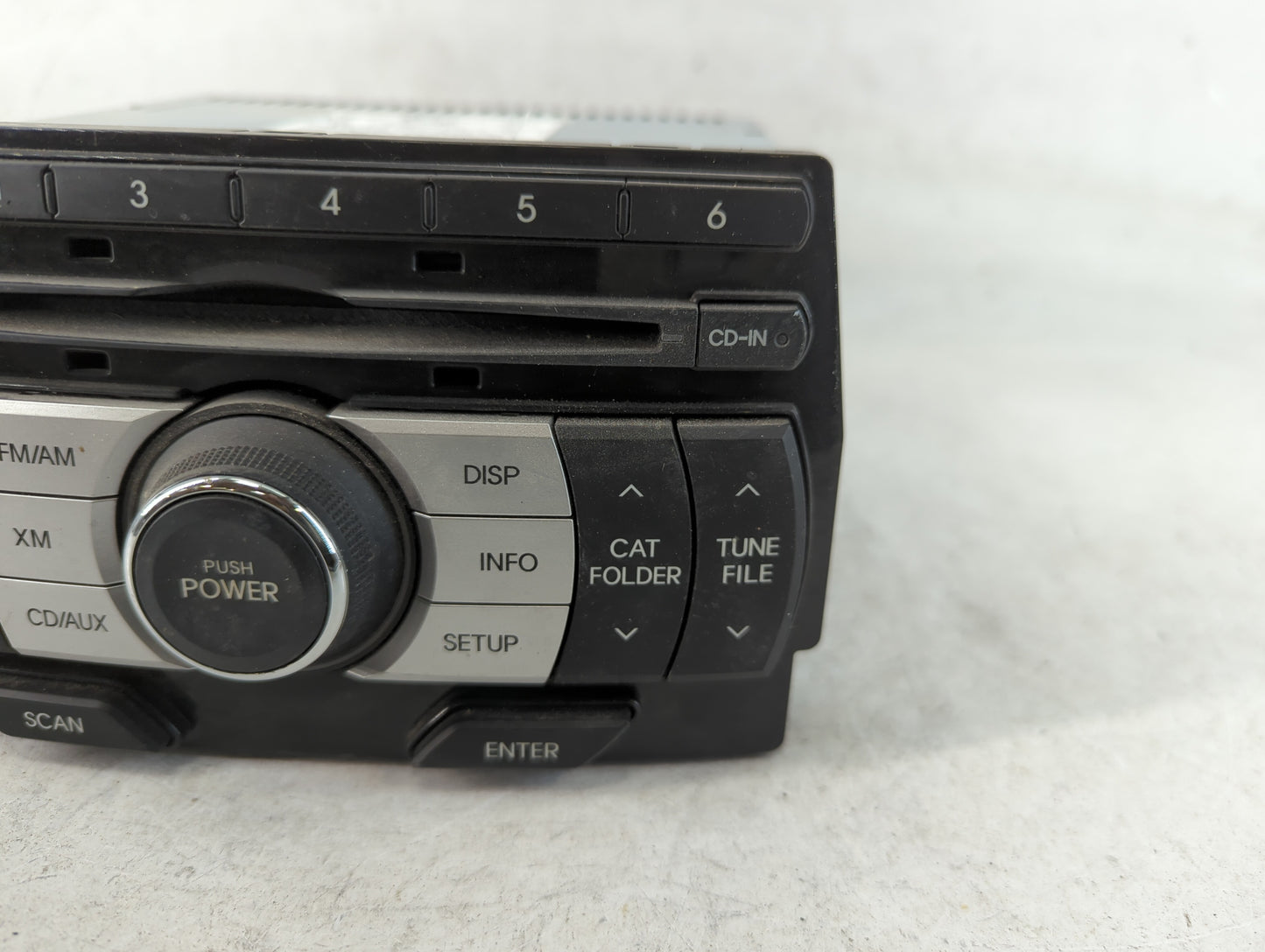 2009-2010 Hyundai Genesis Radio AM FM Cd Player Receiver Replacement P/N:861802M110 Fits Fits 2009 2010 OEM Used Auto Parts 