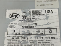 2009-2010 Hyundai Genesis Radio AM FM Cd Player Receiver Replacement P/N:861802M110 Fits Fits 2009 2010 OEM Used Auto Parts 