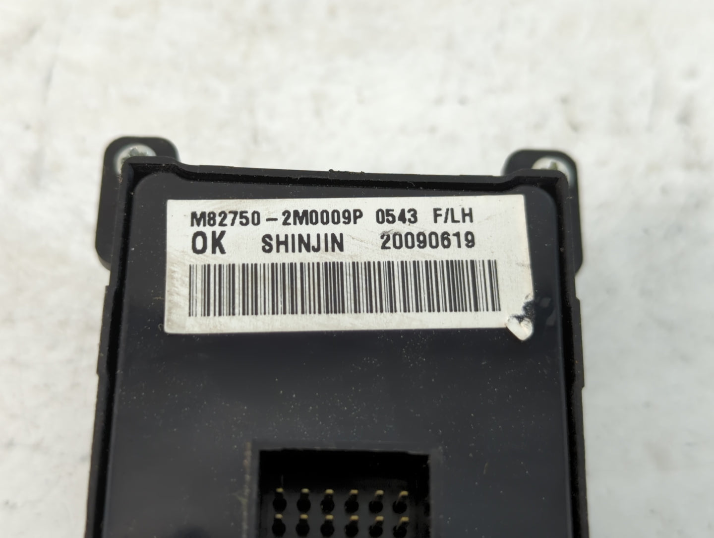 2009-2010 Hyundai Genesis Master Power Window Switch Replacement Driver Side Left P/N:M82750-2M0009P Fits Fits 2009 2010 OEM