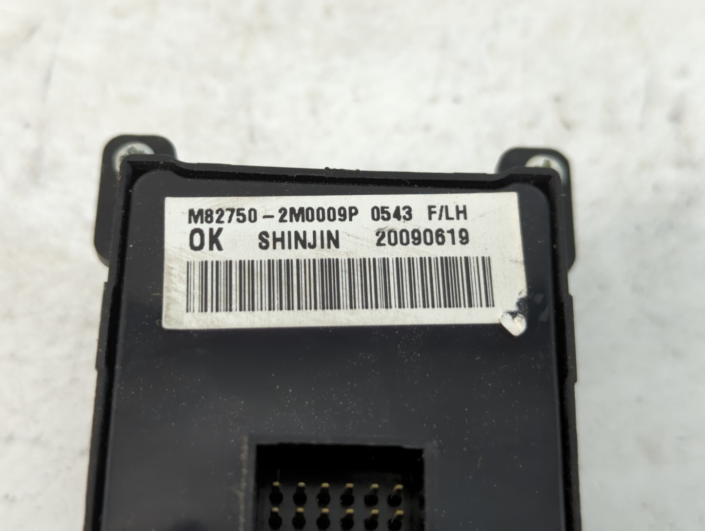 2009-2010 Hyundai Genesis Master Power Window Switch Replacement Driver Side Left P/N:M82750-2M0009P Fits Fits 2009 2010 OEM