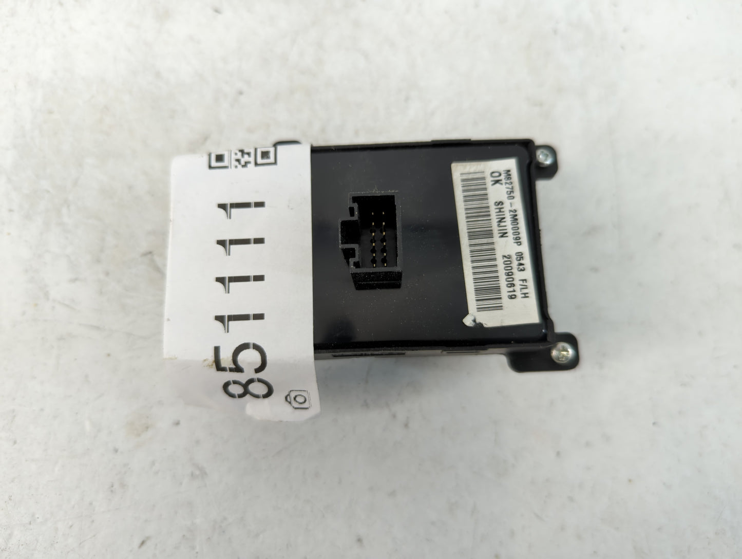 2009-2010 Hyundai Genesis Master Power Window Switch Replacement Driver Side Left P/N:M82750-2M0009P Fits Fits 2009 2010 OEM