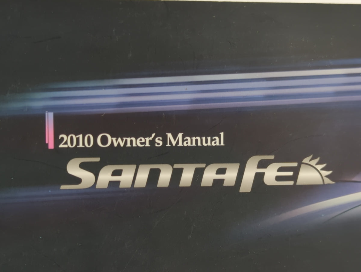 2010 Hyundai Santa Fe Owners Manual Book Guide P/N:A2BO-EU03A OEM Used Auto Parts - Oemusedautoparts1.com