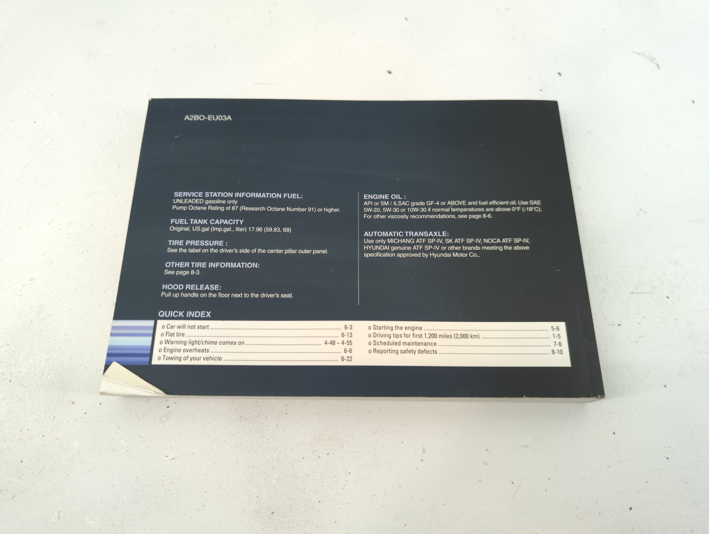 2010 Hyundai Santa Fe Owners Manual Book Guide OEM Used Auto Parts - Oemusedautoparts1.com