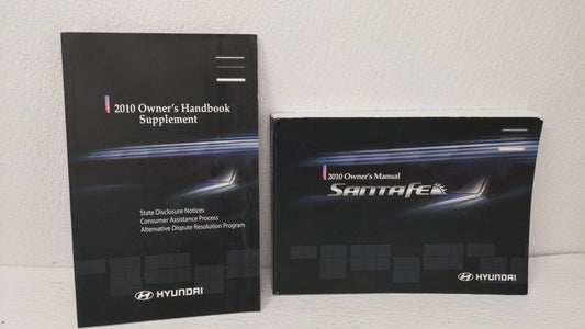 2010 Hyundai Santa Fe Owners Manual Book Guide OEM Used Auto Parts
