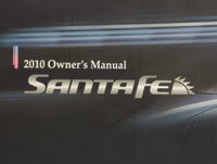 2010 Hyundai Santa Fe Owners Manual Book Guide P/N:A2BO-EU9OA OEM Used Auto Parts - Oemusedautoparts1.com