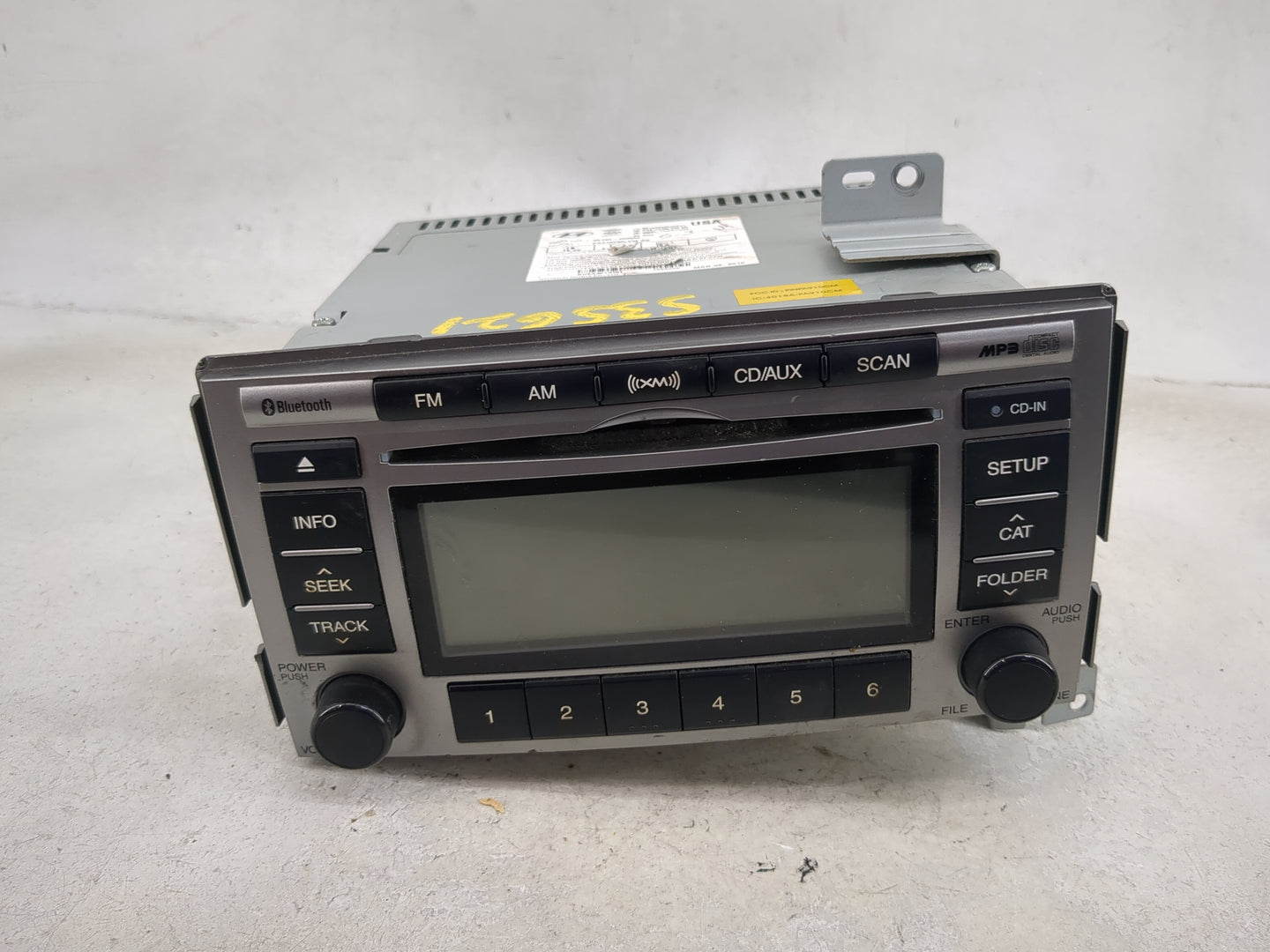2010-2012 Hyundai Santa Fe Radio AM FM Cd Player Receiver Replacement P/N:961800W500XX1 PA910CMLXM GS Fits Fits 2010 2011 20