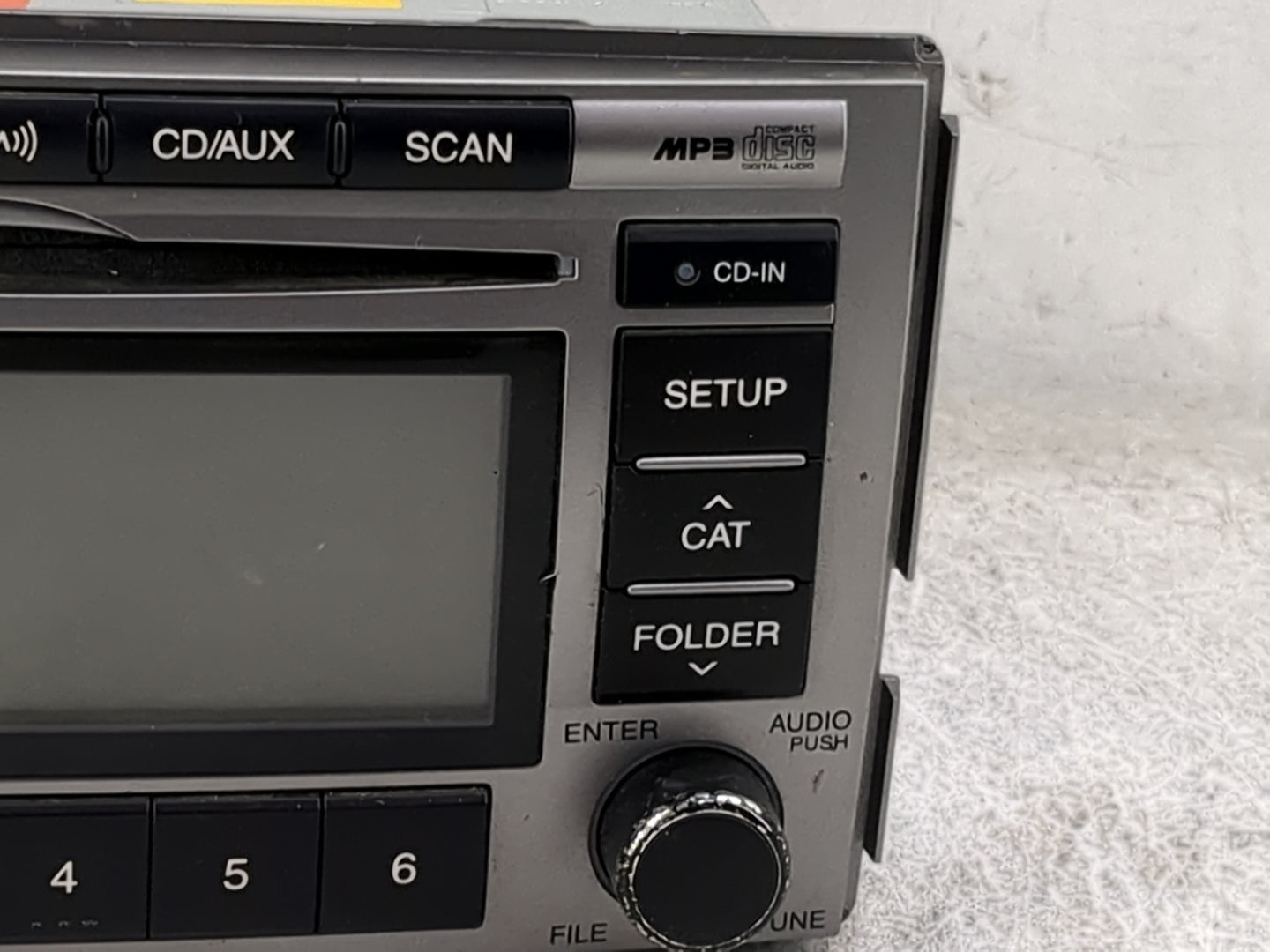 2010-2012 Hyundai Santa Fe Radio AM FM Cd Player Receiver Replacement P/N:961800W500XX1 PA910CMLXM GS Fits Fits 2010 2011 20