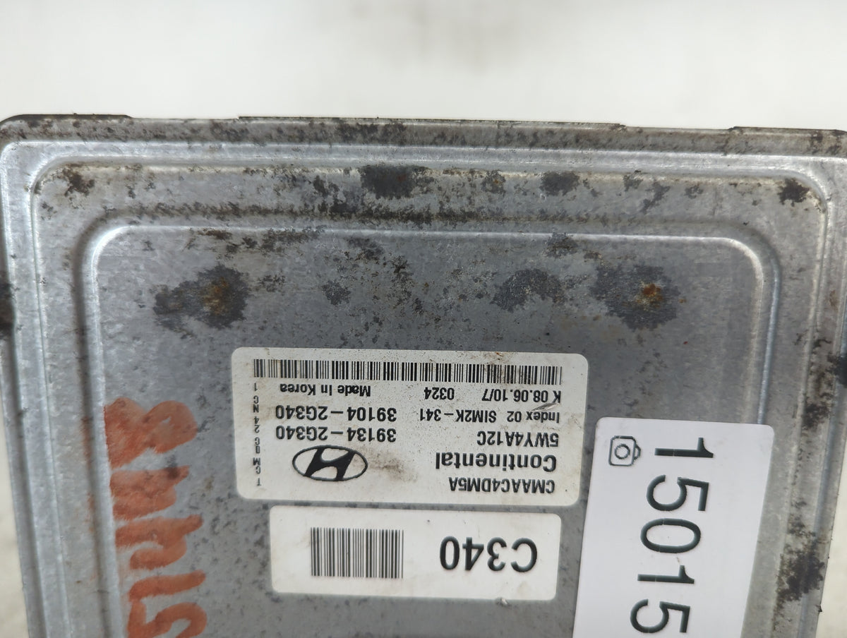 2010-2012 Hyundai Santa Fe PCM Engine Control Computer ECU ECM PCU OEM P/N:39134-2G340 39104-2G340 Fits Fits 2010 2011 2012 