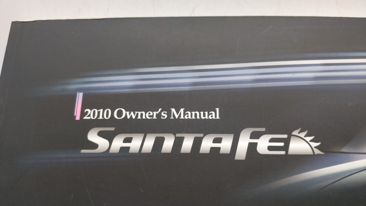 2010 Hyundai Santa Fe Owners Manual Book Guide OEM Used Auto Parts - Oemusedautoparts1.com
