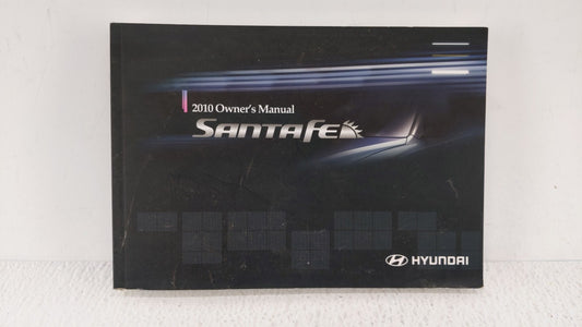 2010 Hyundai Santa Fe Owners Manual Book Guide OEM Used Auto Parts - Oemusedautoparts1.com