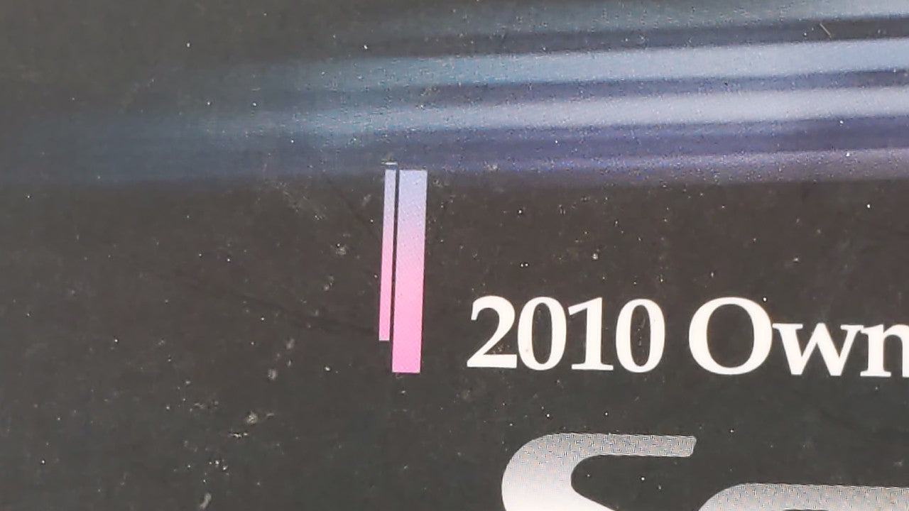 2010 Hyundai Santa Fe Owners Manual Book Guide OEM Used Auto Parts - Oemusedautoparts1.com