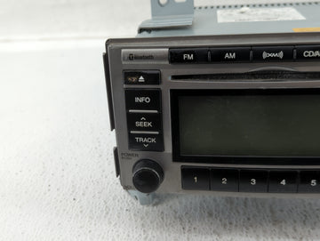 2010-2012 Hyundai Santa Fe Radio AM FM Cd Player Receiver Replacement P/N:96180-0W500 Fits Fits 2010 2011 2012 OEM Used Auto Parts