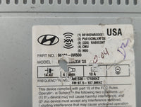 2010-2012 Hyundai Santa Fe Radio AM FM Cd Player Receiver Replacement P/N:96180-0W500 Fits Fits 2010 2011 2012 OEM Used Auto